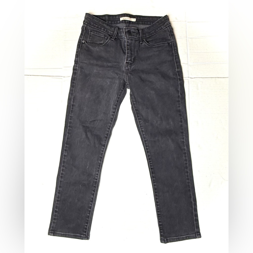 Signature Levi Strauss Mid‎ Rise Skinny Jeans Women’s 6 Black Denim